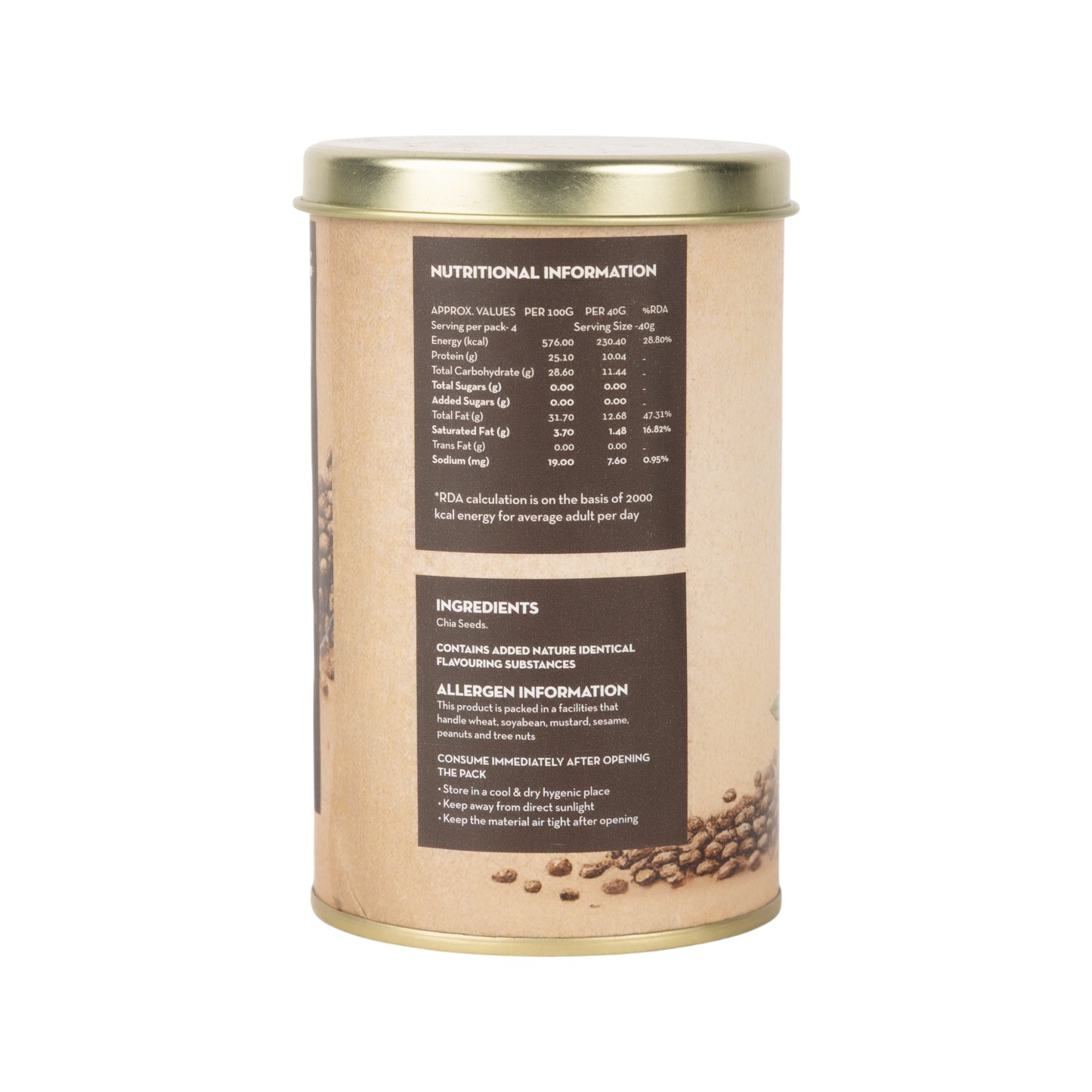Chia Seeds | High Fiber, Omega-3 & Protein Superfood