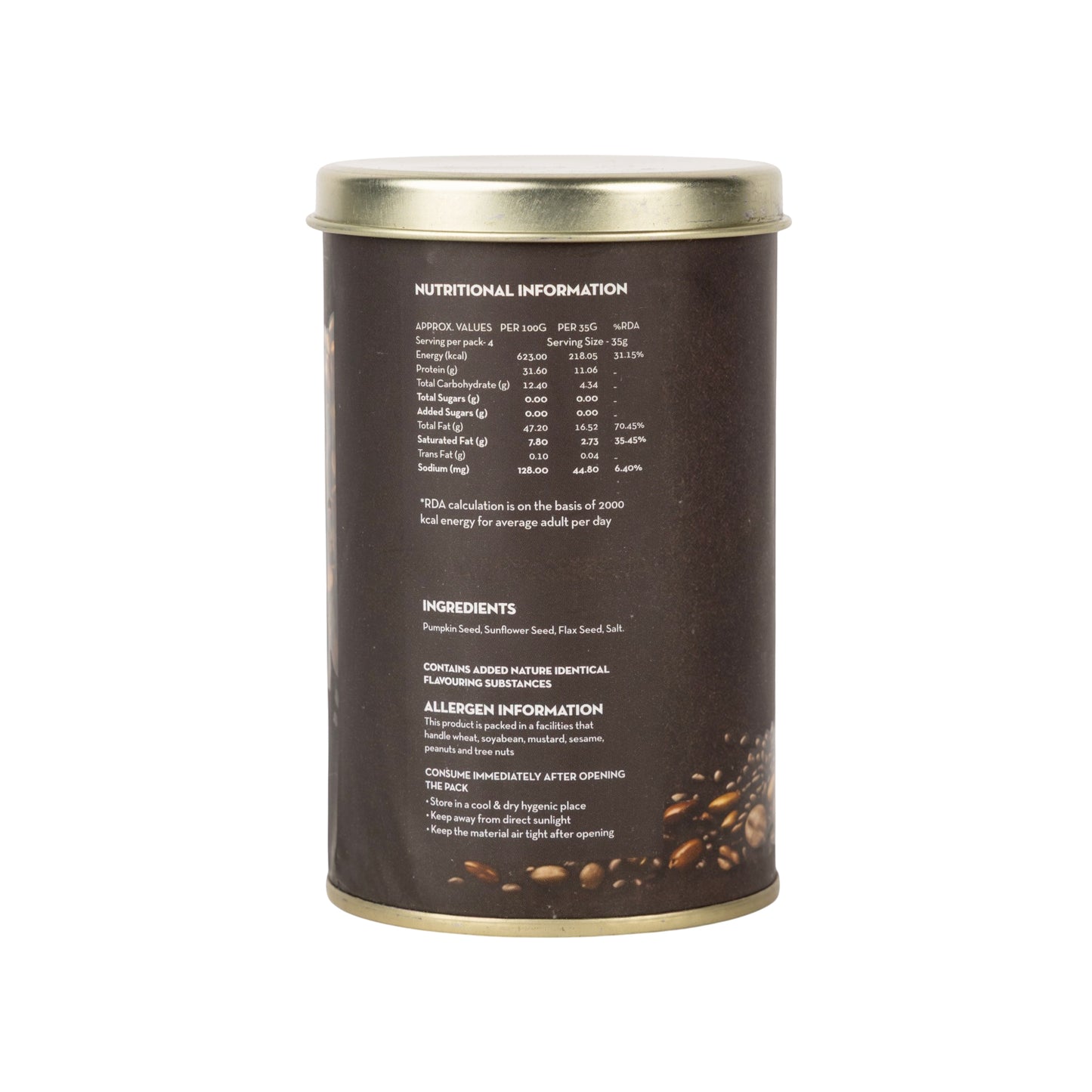 Roasted Seed Mix | Crunchy Blend of Pumpkin, Flax & Sunflower Seeds