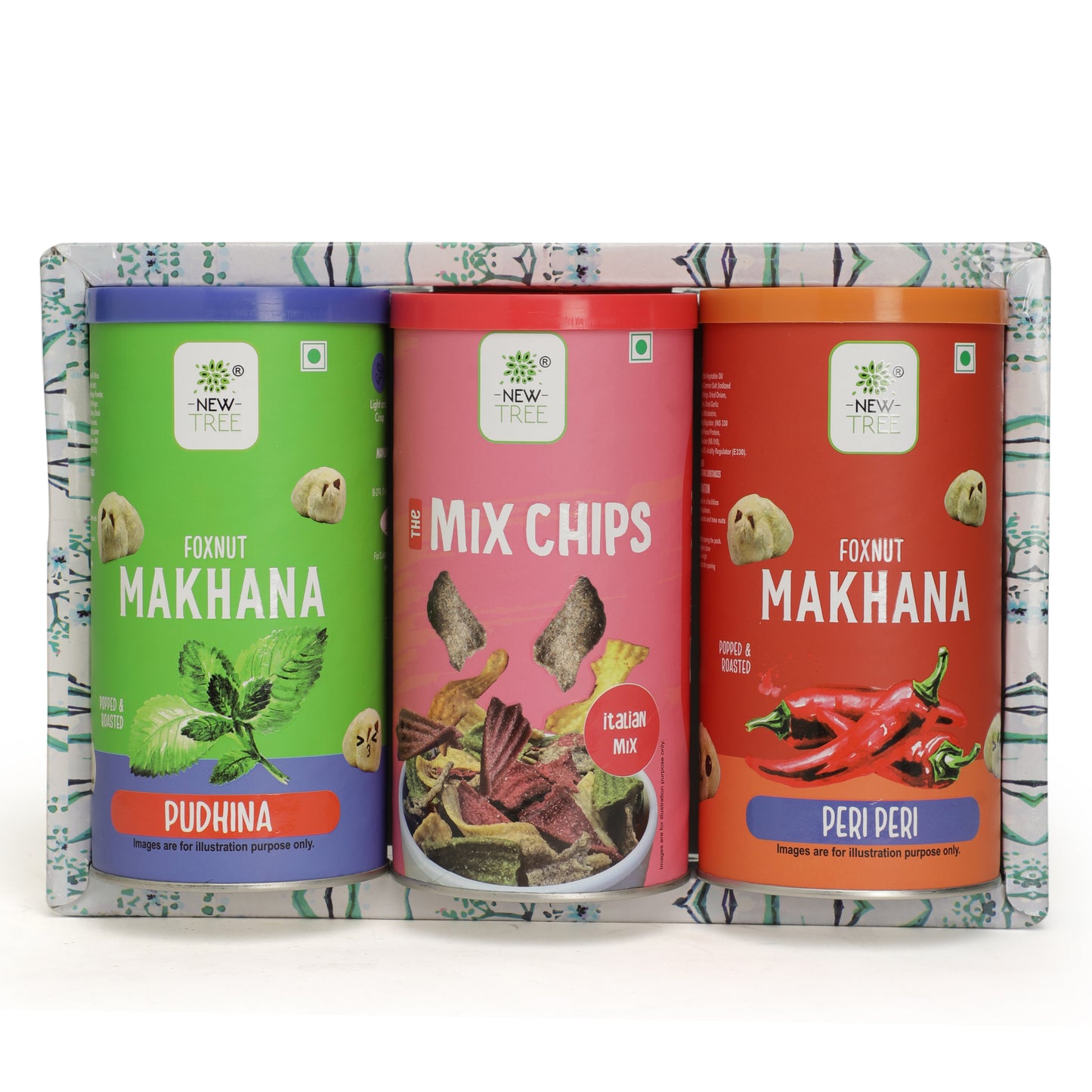 Makhana Fiesta: Enjoy Makhana and Chips in this delightful pack.