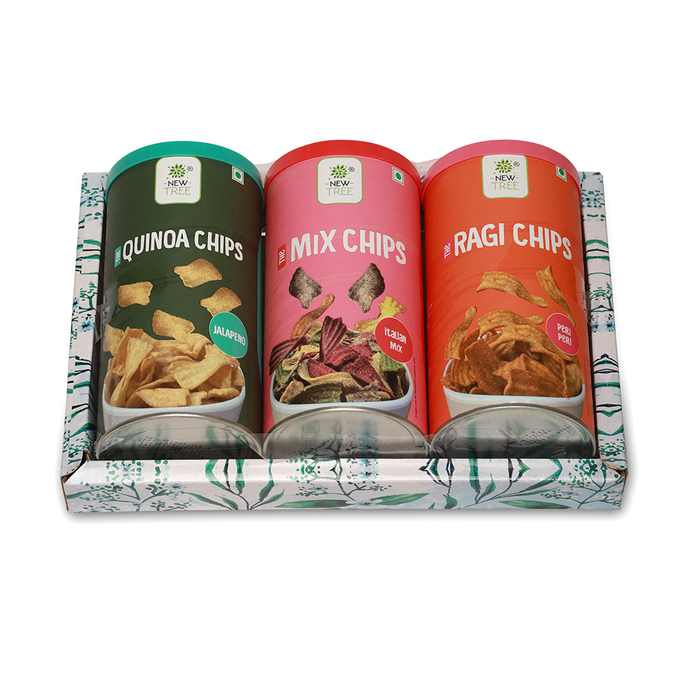 Chips Extravaganza: Three packs of our delicious chips.