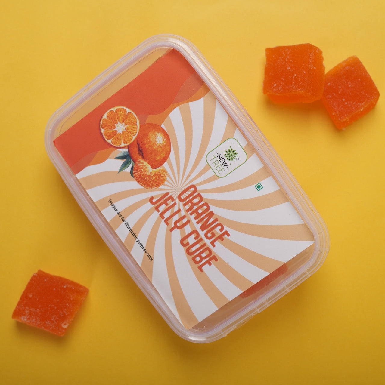 Orange Jelly Cube