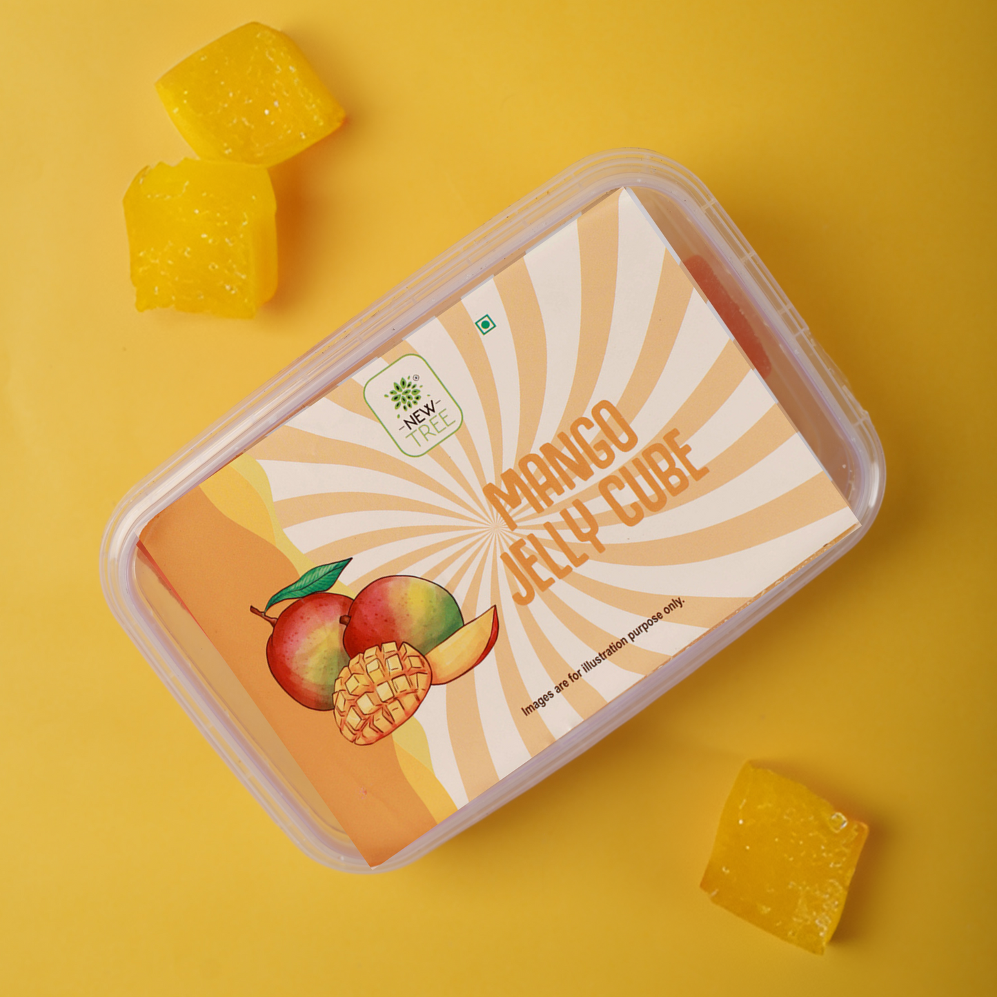 Mango Jelly Cube