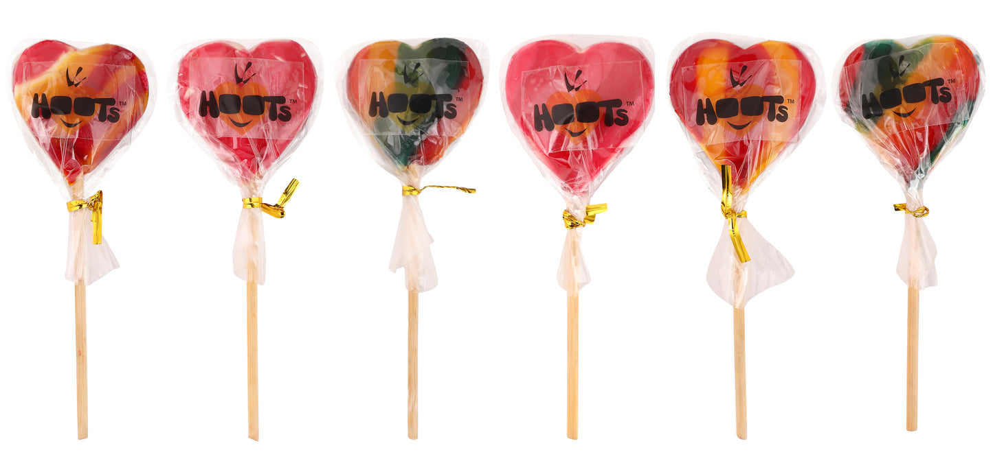 Heart LollyPop Pack Of 6