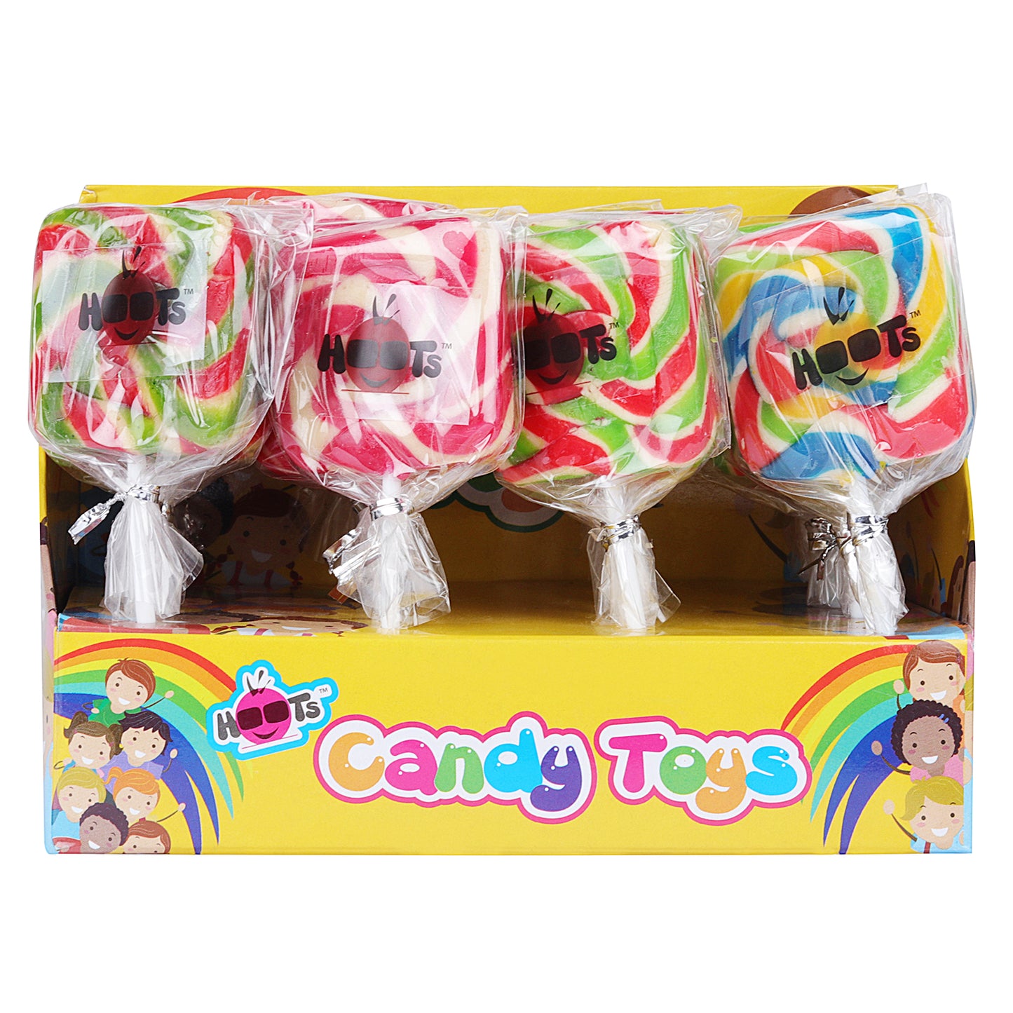 Square Lollypop Pack Of 6