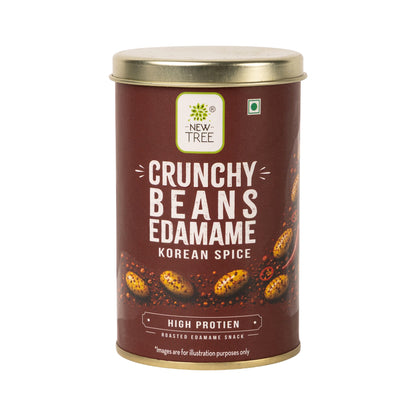 Crunchy Edamame Korean Spice | High Protein Roasted Edamame Snack