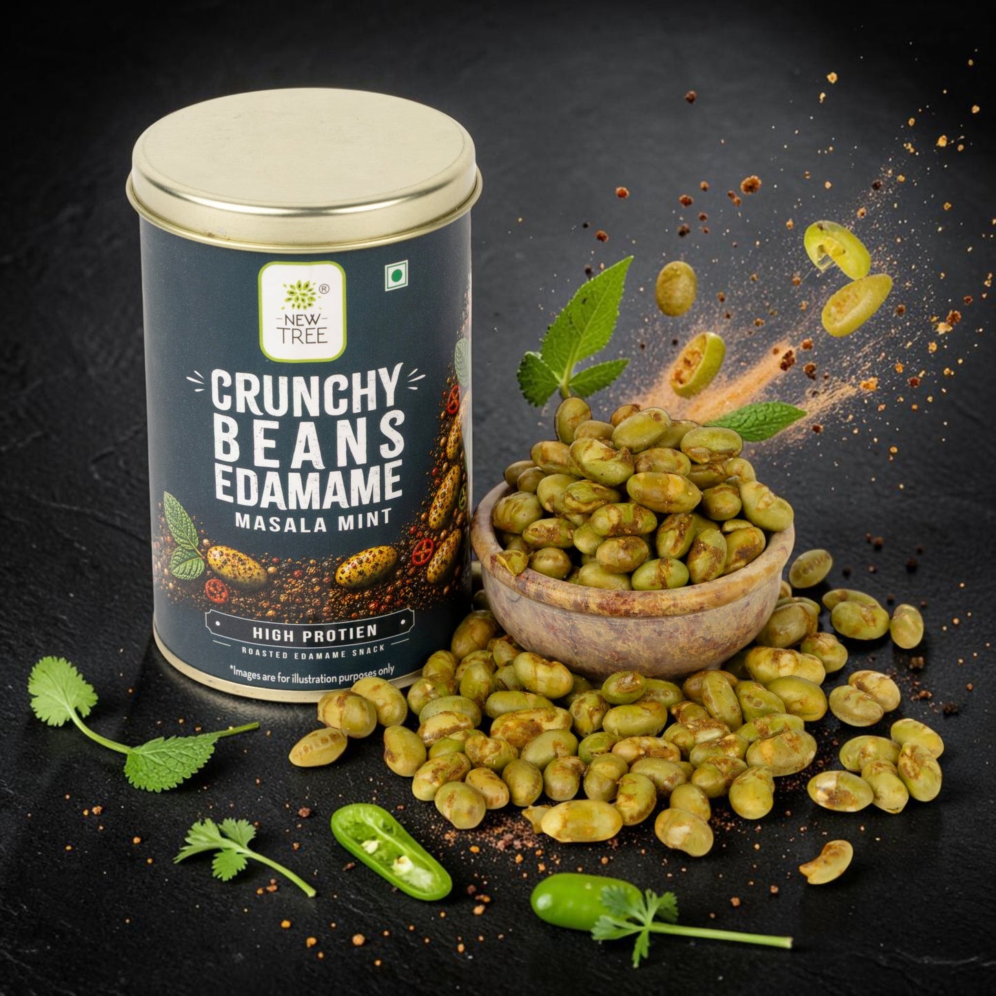 Edamame Masala Mint
