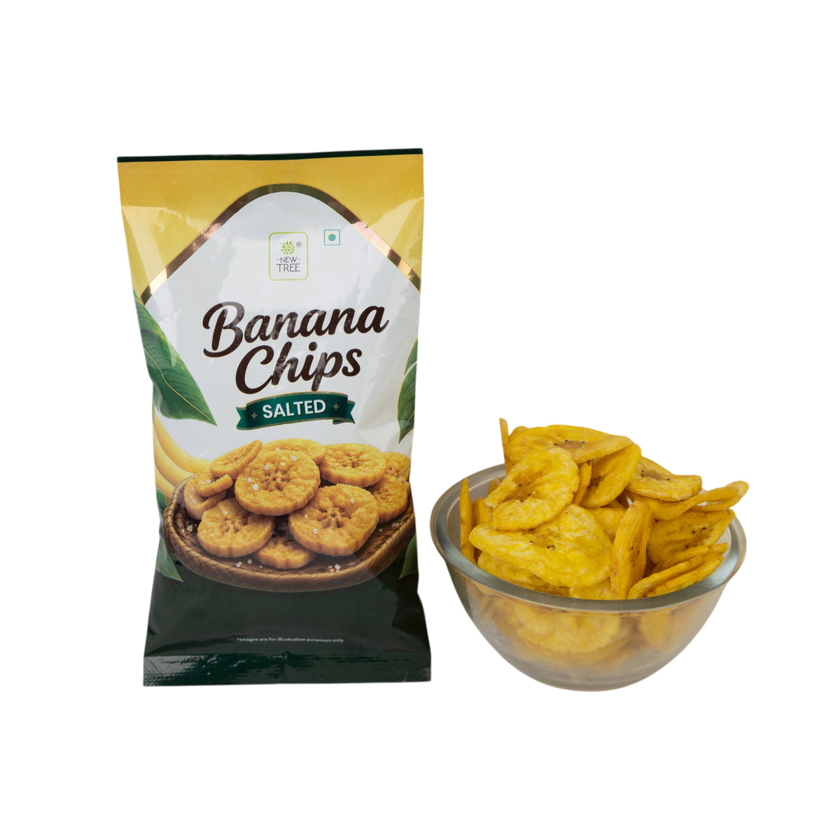 Banana Chips Salted - Pack of 6