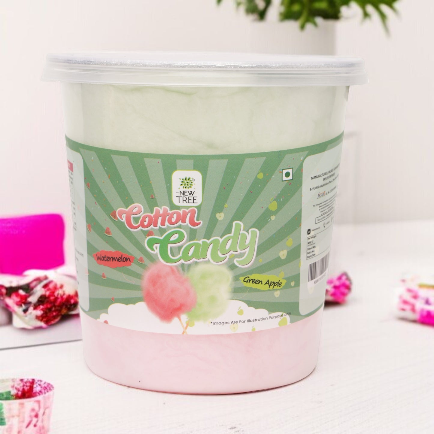 Cotton Candy Watermelon & Greenapple