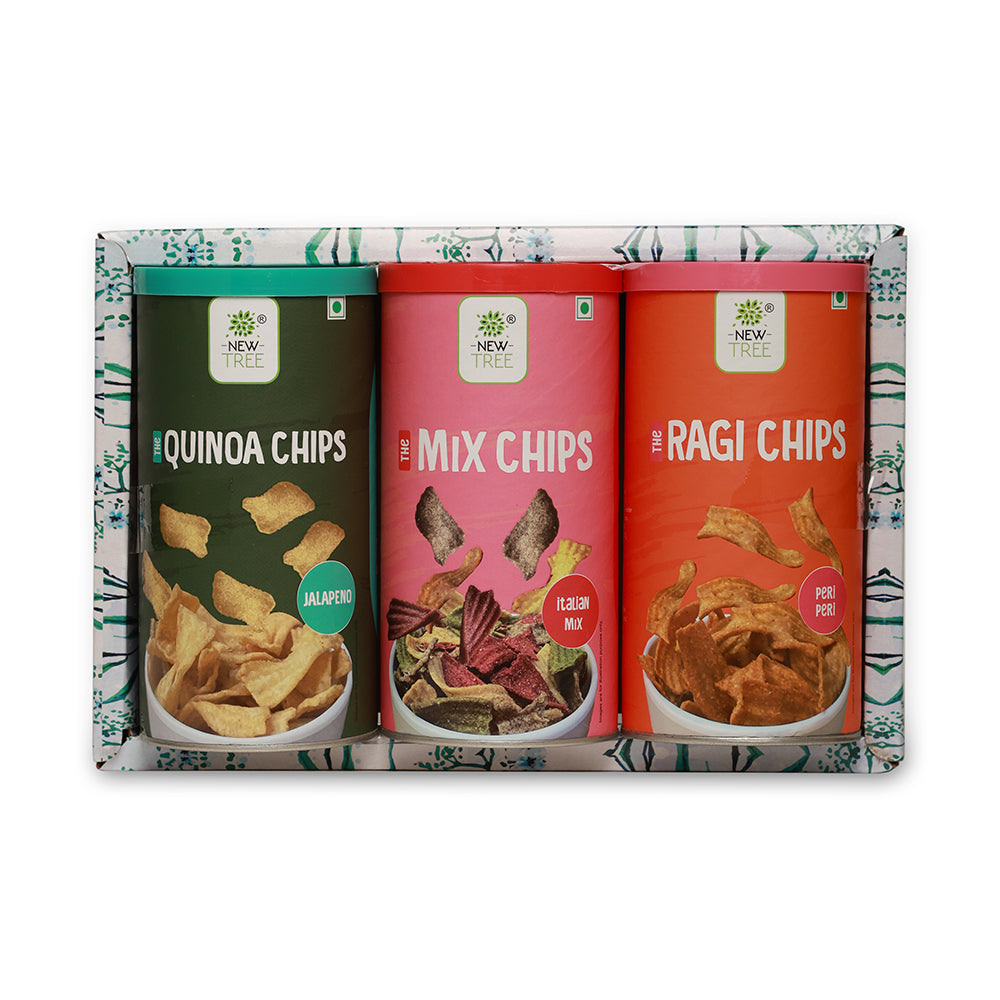 Chips Extravaganza: Three packs of our delicious chips.