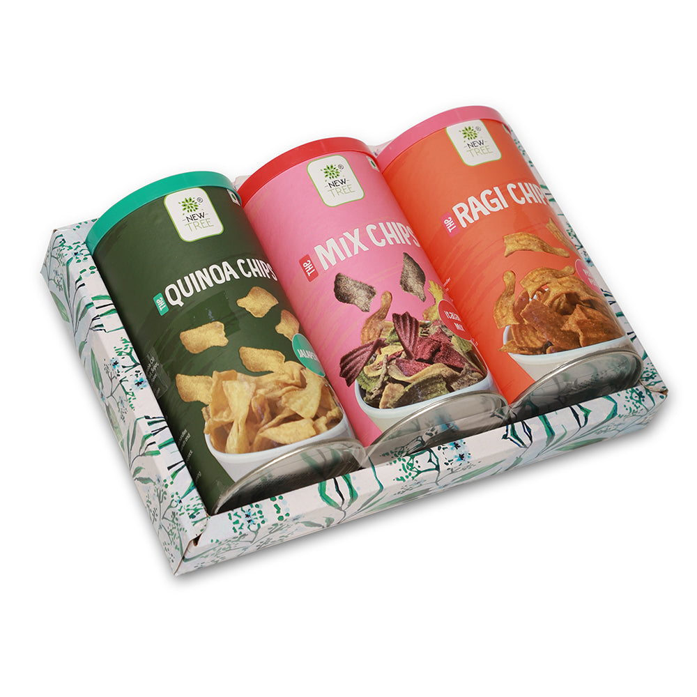 Chips Extravaganza: Three packs of our delicious chips.