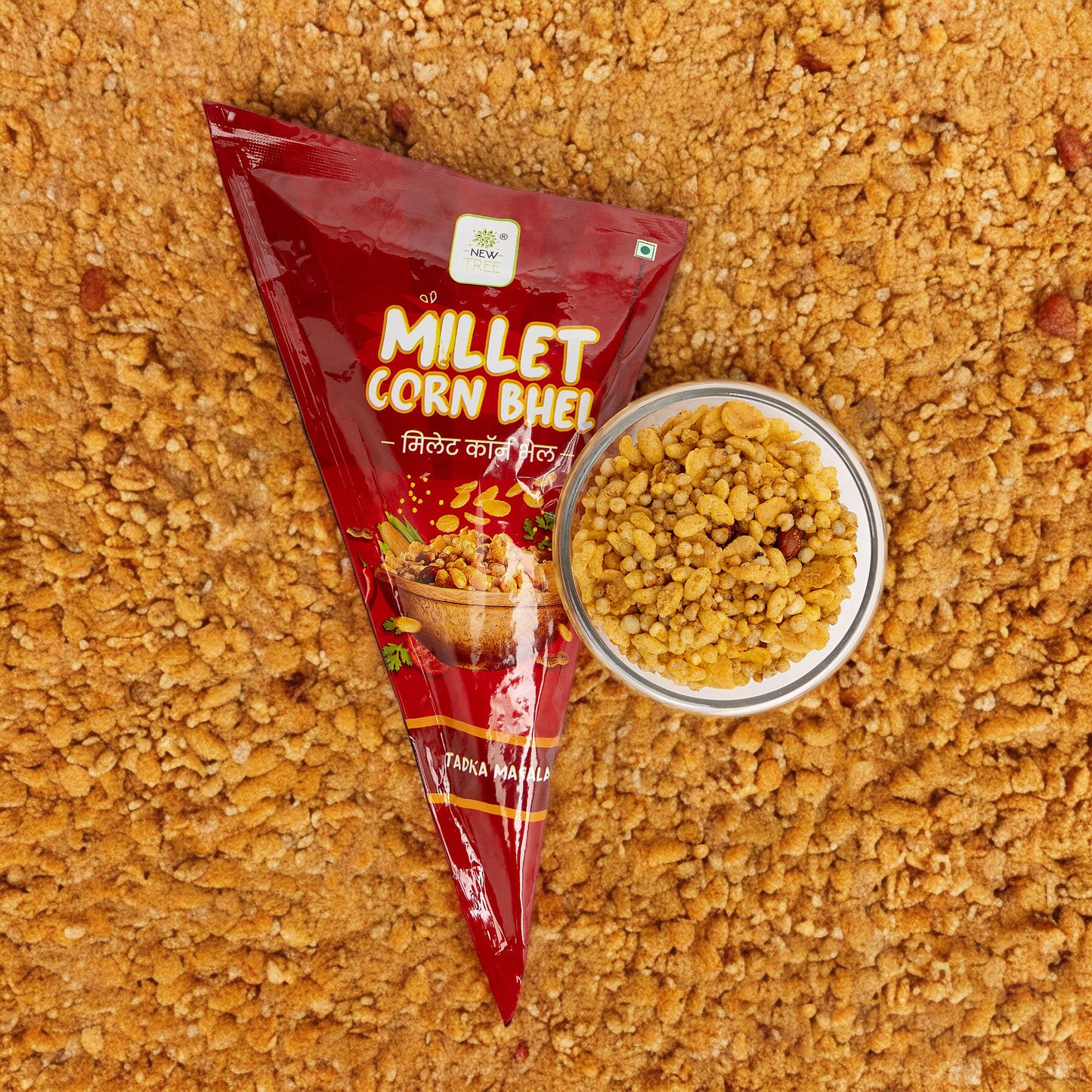 Millet Corn Bhel - Tadka Masala Pack of 10