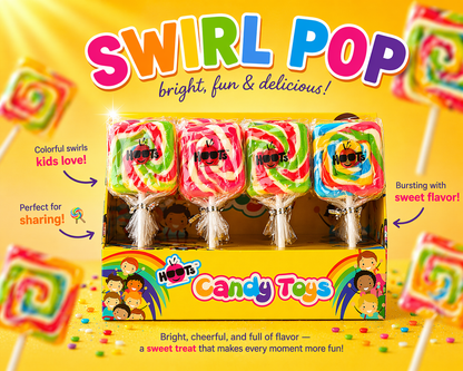 Square Lollypop Pack Of 6