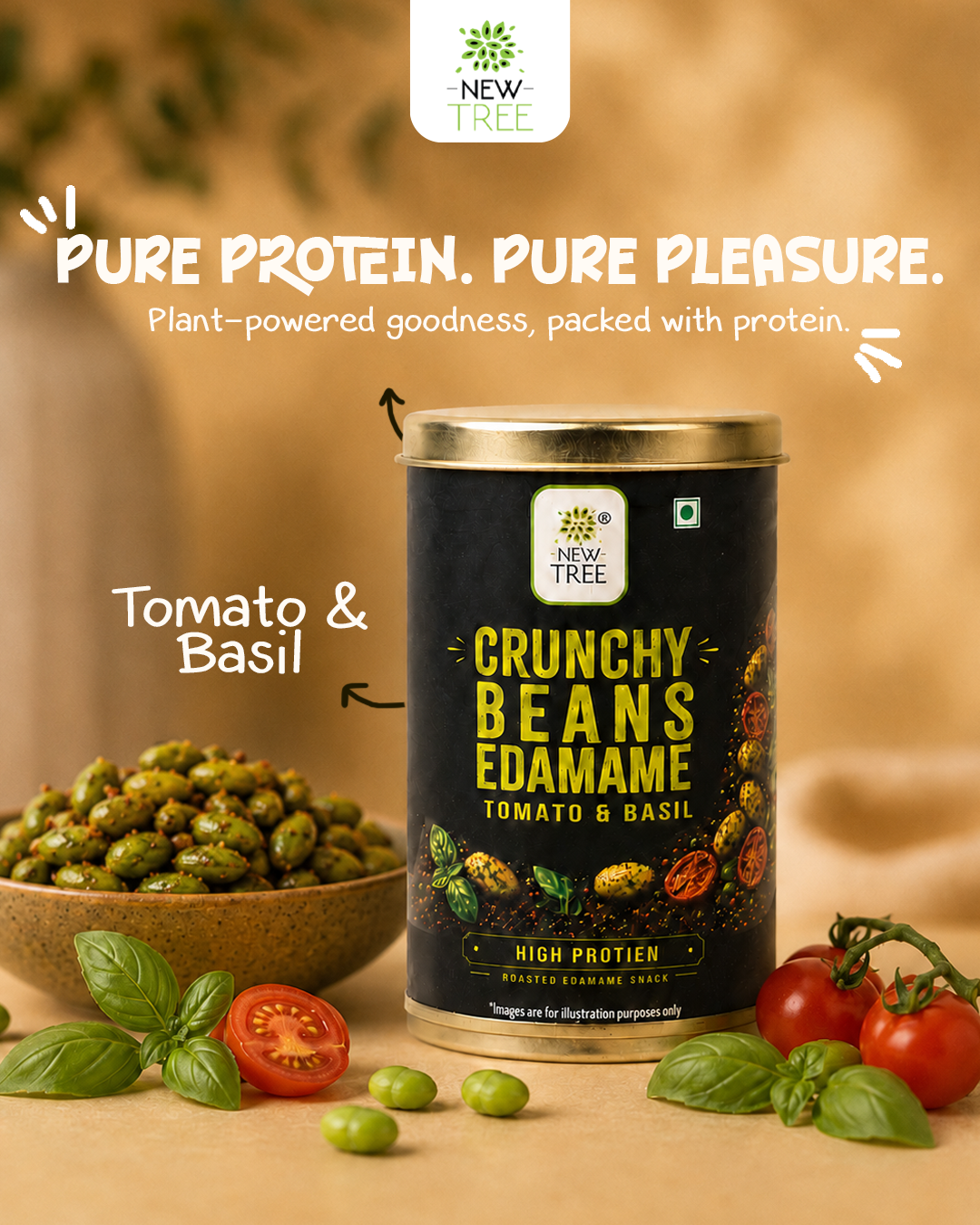 Edamame Tomato & Basil