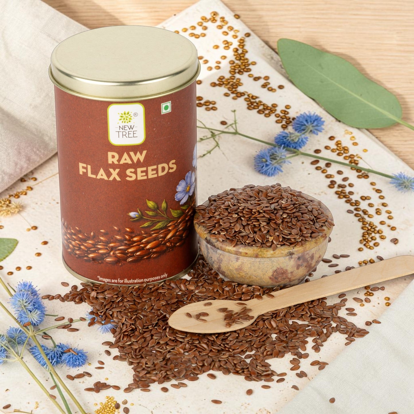 Raw Flax Seeds | High Fiber & Omega-3 Superfood Seeds