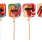 Square Lollypop Pack Of 6