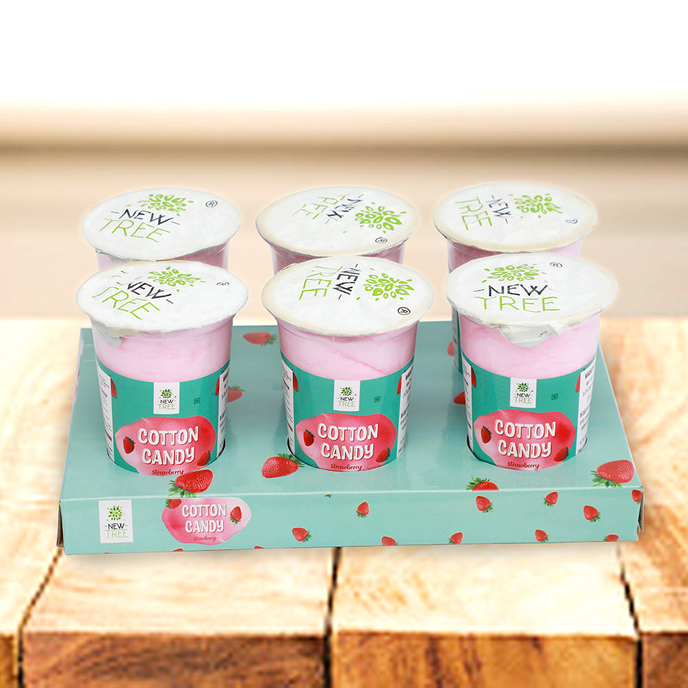 Cotton Candy Strawberry Pack of 6